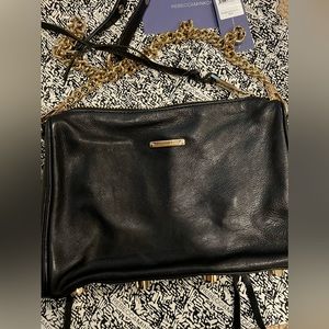 Rebecca minkoff leather purse black
